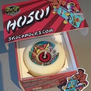 Skateboard Wheel Candle - Hosoi